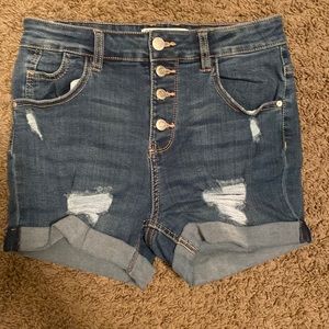 Girls jean shorts denim
